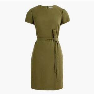J. Crew re-imagined Short Sleeve Olive Dress size 10
